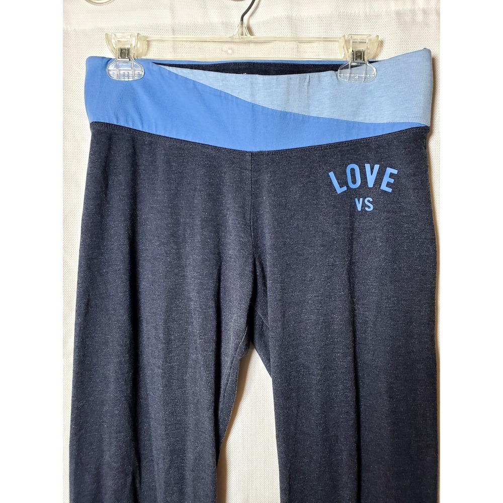Victoria's Secret‎ LOVE VS Yoga Pants Leggings L/G Regular Blue Gray